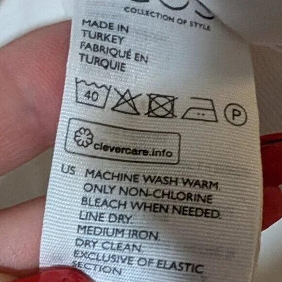 COS | Draped Neck Sweatshirt in White - Picture 8 of 11